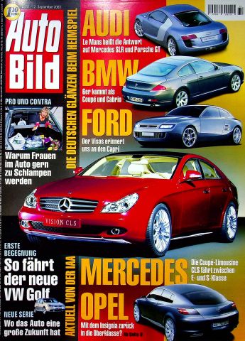 Deckblatt Auto Bild (37/2003)